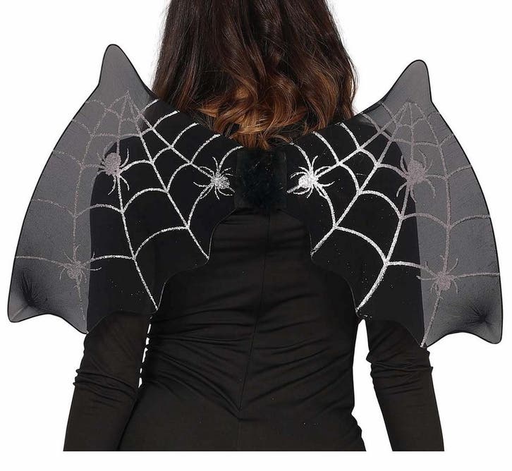 Zwarte Halloween Vleugels Vleermuis 60cm, Hobby en Vrije tijd, Feestartikelen, Nieuw, Verzenden