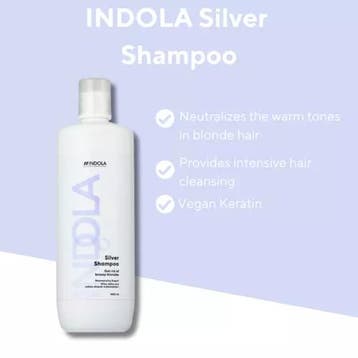 Indola Silver Shampoo, Verzenden, Gel, Wax, Haarlak of Mousse