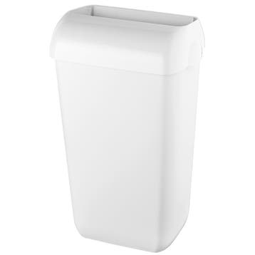 Afvalbak | PlastiQline | Kunststof (Wit) | 23L | Open |, Verzenden