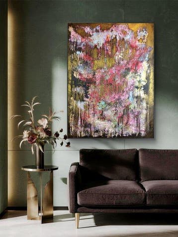 Jana Noldin - Abstract Painting #Coral forest