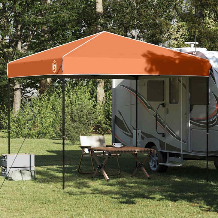 vidaXL Luifel Tent Oranje 243 x 243 x 251 cm Stof, Jardin & Terrasse, Tonnelles, Envoi
