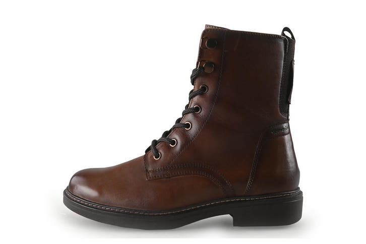 Tamaris Veterboots in maat 40 Bruin, Kleding | Dames, Schoenen, Bruin, Zo goed als nieuw, Overige typen, Verzenden