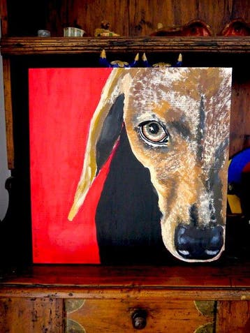 Bazévian DelaCapucinière - Portrait Introspection II, Antiek en Kunst