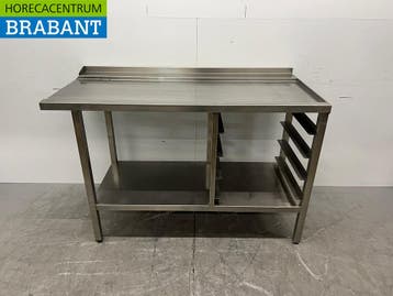 Table dévacuation en acier inoxydable avec étagère pour, Verzenden