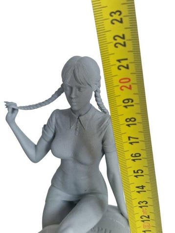 Figurine - Wednesday Adams & Thing - Résine, Antiek en Kunst