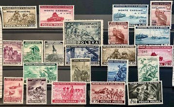 Polen 1939/1945 - Polen - Een goede partij met enkele betere, Gestempeld