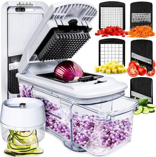 2dekans | Stosh Mandoline - Groentesnijder - Uiensnijder -, Huis en Inrichting, Keuken | Keukenbenodigdheden, Ophalen of Verzenden