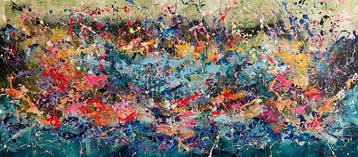 Ivanka Matiss - Monet’s gardens N:39 XXL, Antiek en Kunst