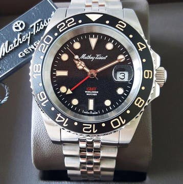 Mathey-Tissot - GMT - Swiss Charcoal Edition - Worldwide -