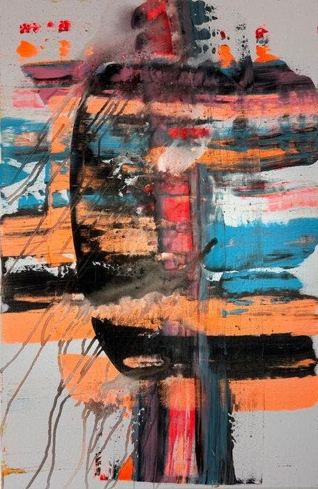 Karl Lagasse - GRAND TABLEAU Sun SET, Antiek en Kunst, Kunst | Schilderijen | Modern