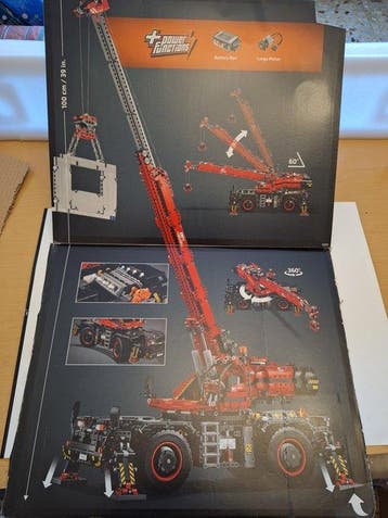 Lego Set - 42082 - Technic - 42082 Rough Terrain Crane, Nieuw