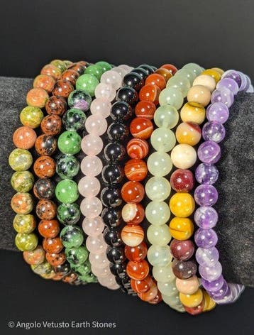 Natuurlijke hoogwaardige edelsteenarmbandencollectie – Set