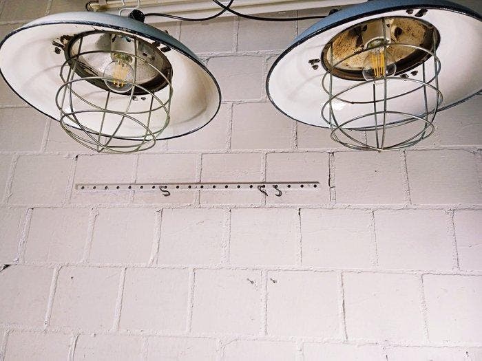 Wilkasy - Lampe à suspendre - Oks 2 - Métal, Céramique,, Antiquités & Art, Antiquités | Assiettes décoratives & Carrelages