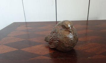 P. Chenet - Statue, Vogel - 5 cm - Bronze, Antiquités & Art
