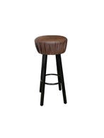 Barkruk Gezellig - Donkerbruin- Vintage/Café, Ophalen