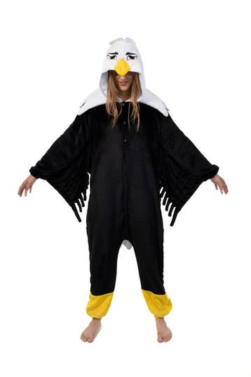KIMU® Onesie Adelaar Pak XL-XXL Adelaarpak Arend Kostuum Pak, Ophalen of Verzenden, Nieuw