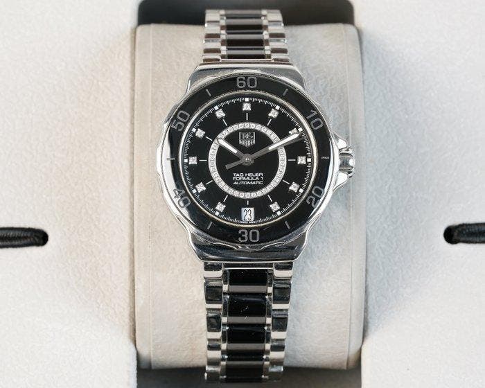 TAG Heuer - Formula 1 - Diamond Dial - WAU2210 - Unisex -, Handtassen en Accessoires, Horloges | Antiek