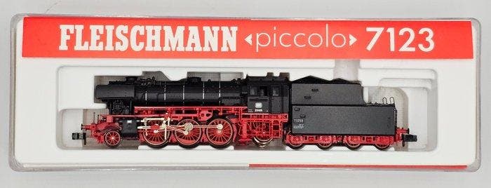 Fleischmann N - 7123 - Stoomlocomotief met tender (1) -, Hobby en Vrije tijd, Modeltreinen | N-Spoor