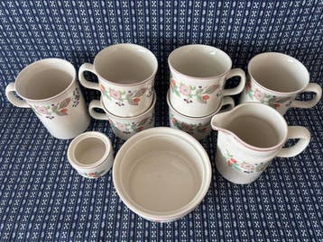 Wedgwood - Tafelservies (9) - Roseberry / 1985 - 1996 -, Antiquités & Art