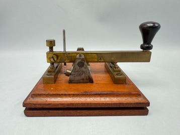 Morse telegraaf ontvanger - Metaal, Hout - 1910-1920 -