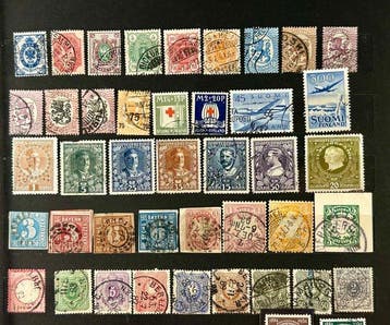 Wereld 1851/1950 - Wereldwijde postzegelverzameling, Gestempeld