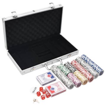 vidaXL 300-delige Pokerset 11,5 g, Hobby en Vrije tijd, Verzenden, Nieuw