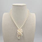 Collier Argent Perle - Akoya 7,0 mm 29,5 pouces