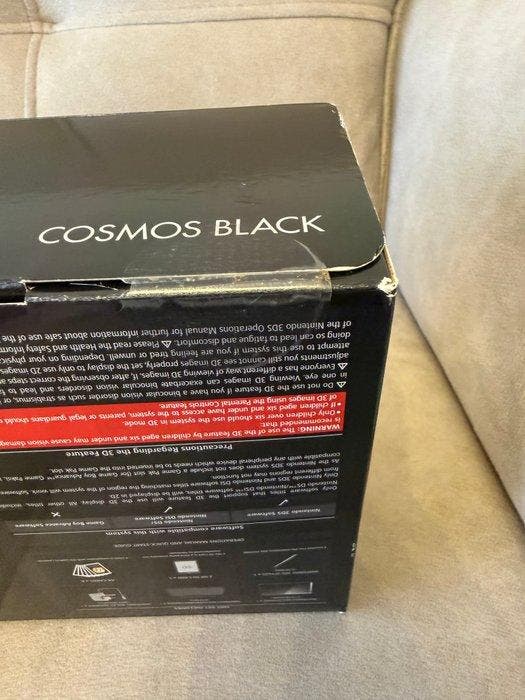 Nintendo - 3DS - Nintendo 3DS Cosmos Black - Handheld gaming, Games en Spelcomputers, Spelcomputers | Overige Accessoires