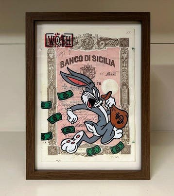 WO$H - Banco di Sicilia 2555 ( with frame )