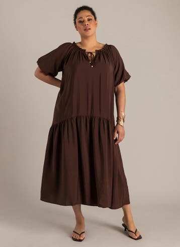 Yest Curve jurk Naila1(48)Maat 46/48 (XL) of groter, Verzenden, Nieuw, Maat 46/48 (XL) of groter, Overige kleuren