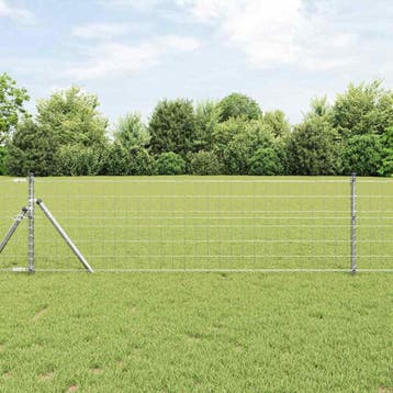 vidaXL Euro Hek 0,4 x 25 m PVC-gelaagd ijzer, Verzenden