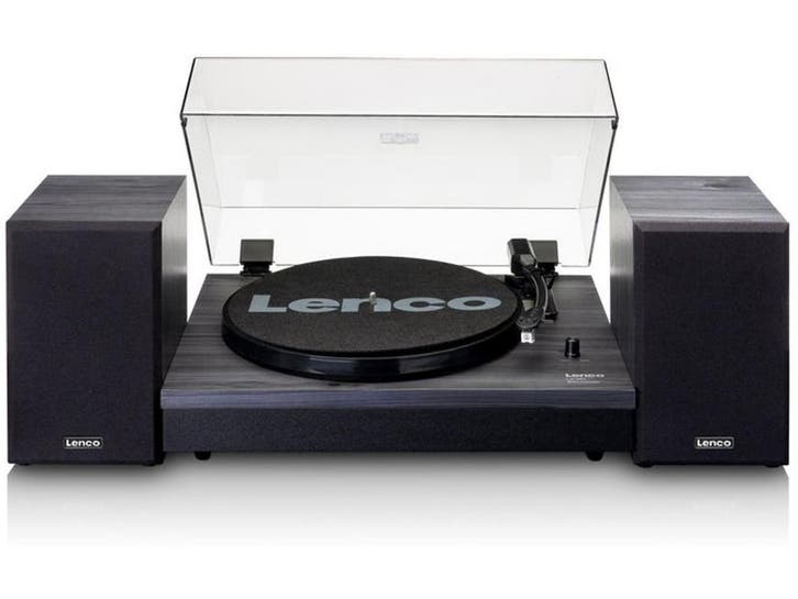 Lenco LS-301BK - Platenspeler - Bluetooth 4.1 - 2 losse, Audio, Tv en Foto, Platenspelers, Zo goed als nieuw, Verzenden
