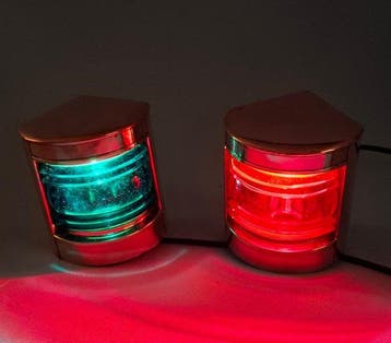 DHR Den Haan Rotterdam Navigation lamp - bakboord- en
