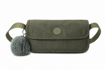 Kipling Schoudertas Groen, Handtassen en Accessoires, Tassen | Damestassen, Verzenden, Zo goed als nieuw, Groen