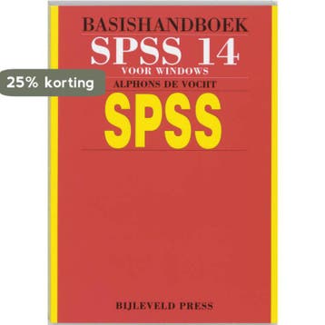 SPSS 14 basishandboek 9789055481583 A. de Vocht, Verzenden, Gelezen, A. de Vocht