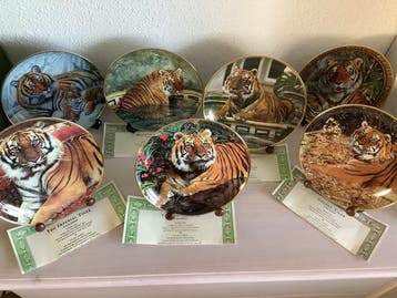 Ornement décoratif (7) - Franklin Mint - Thématique : Tigres