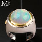 Ethereal Fire - Argent 925 avec finition dorée - Anneau