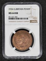 Verenigd Koninkrijk. George V. 1 Penny 1936 NGC MS64RB
