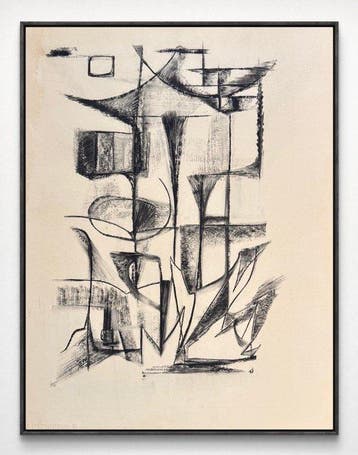 Silvin Bronkart (1915-1967) - Grande composition abstraite –