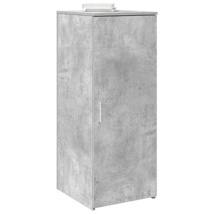 vidaXL Opbergkast 40x45x103,5 cm bewerkt hout betongrijs, Huis en Inrichting, Kasten | Overige, Nieuw, Verzenden