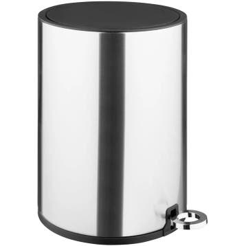 Pedaalemmer | Staal | Geborsteld | 6L | Klapdeksel | Anti, Verzenden