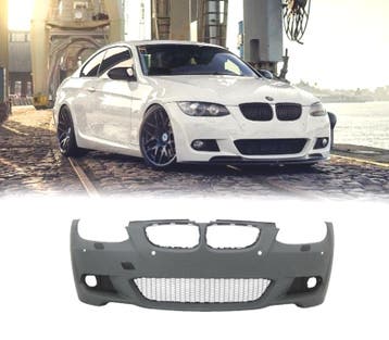 PARE CHOCS FRONTAL BMW E92 E93 06-10 LOOK M PDC SRA, Verzenden