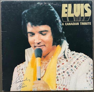 Elvis Presley - A Canadian Tribute - YELLOW VINYL - RARE! -