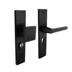 Veiligheidsbeslag SKG3 cilindergat 55mm rechthoekig zwart..., Ophalen of Verzenden, Nieuw, Overige materialen, Klink of Kruk