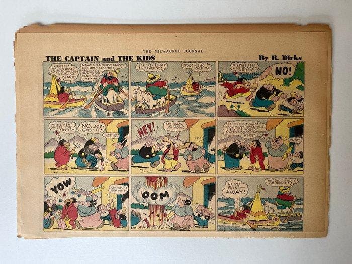 The Captain and the Kids - 27 Krantenpaginas en strips -, Boeken, Strips | Comics