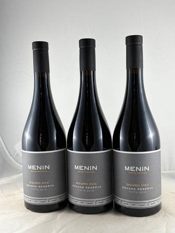 2019 Menin - Douro DOC, Grande Reserva - 3 Flessen (0.75, Verzamelen, Nieuw