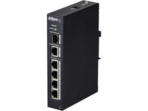 Veiling - Dahua 4 Port PoE Switch, DH-PFS3106-4ET-60 - 4x Po, Verzamelen, Elektronische Apparatuur