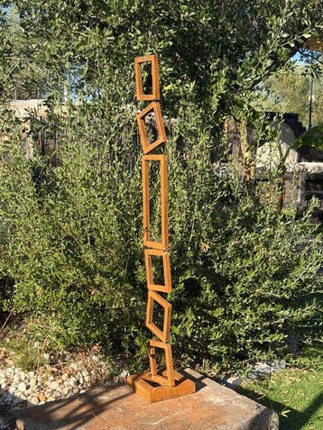 Ana Lucia B.M - Sculpture Corten - XXL - NO Reserve