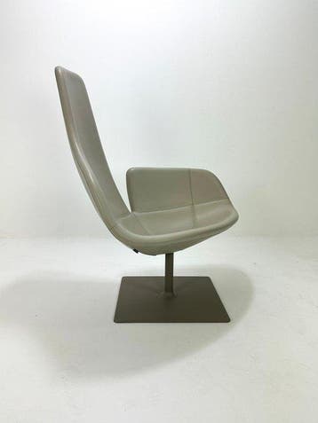 Moroso - Patricia Urquiola - Fauteuil - fjord - Staal, Leder
