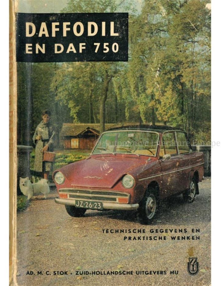 DAFFODIL EN DAF 750, TECHNISCHE GEGEVENS EN PRAKTISCHE WEN.., Auto diversen, Handleidingen en Instructieboekjes, Ophalen of Verzenden